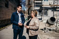 Uređenje fasade na zgradi Crvenog krsta