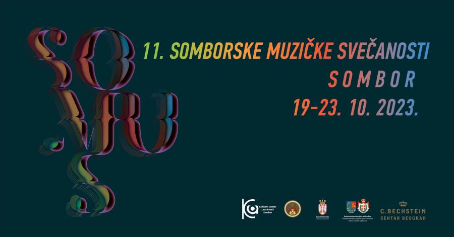 11. Somborske muzičke svečanosti, SOMUS 2023, od 19. oktobra u Somboru