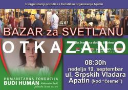 OTKAZAN HUMANITARNI BAZAR ZA SVETLANU MARKOVIĆ