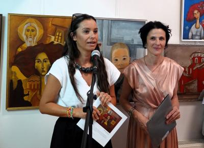 U somborskom kulturnom centru otvorena izložbe Sanje Medić „Priče“