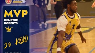 Plejmejker "Džokera" Demetre Roberts ponovo MVP kola