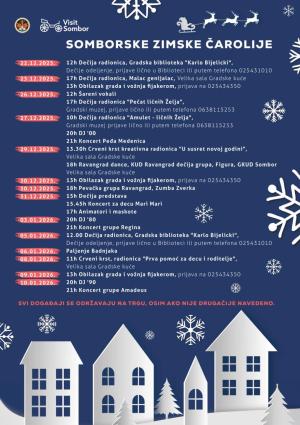 Somborske zimske čarolije 25/26 - PROGRAM