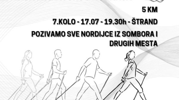 Danas na somborskom Štrandu se nastavlja liga nordijskog hodanja