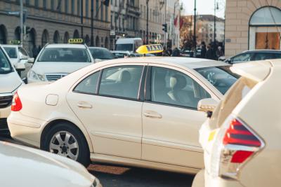 Why are taxis in Germany beige?