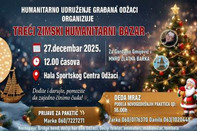Zimski humanitarni bazar u Odžacima