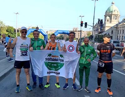 Članovi ARK "Somaraton" na 37. Beogradskom maratonu