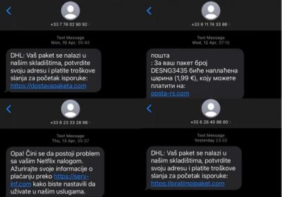 GRAĐANI, OPREZ - VELIKA PREVARA KRUŽI SRBIJOM! Ako dobijate ovakve poruke, nikako ih ne otvarajte