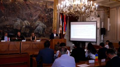 Poslovni skup sa stranim ekonomskim atašeima i predstavnicima njihove privrede održan u sali Skupštine Grada Sombora