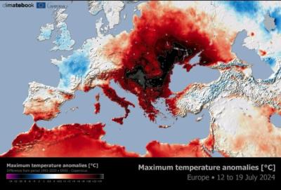 Objavljena zastrašujuća mapa koja pokazuje šta može da se desi za 10 dana kad hladan vazduh krene da prodire kroz toplotnu kupolu