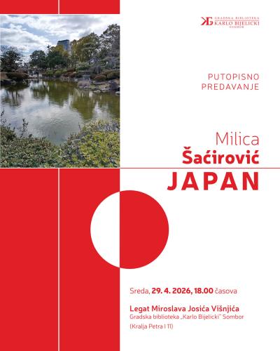 Putopisno predavanje o Japanu u somborskoj biblioteci