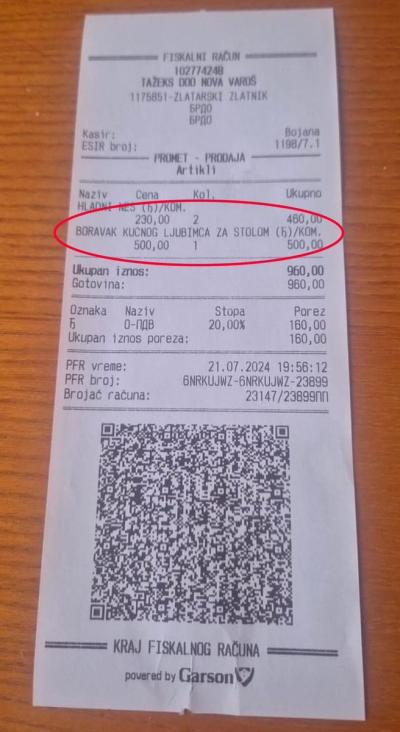 Sedeli su sa psom u kafiću, a kad je stigao račun, nije im bilo dobro: Fotka iz Nove Varoši je podelila internet; Jedni hvale, drugi zovu inspekciju