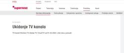 Telekom korisnicima ukinuo tri kanala