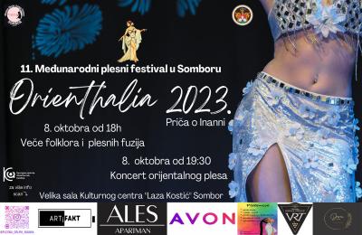 Jedanaesti Međunarodni plesni festival u Somboru - ORIJENTALIJA 2023.