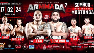 MMA spektakl u Gradskoj hali "Mostonga" u Somboru