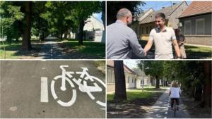 Sombor nastavlja razvoj biciklističke infrastrukture NA DVA TOČKA DO BEZDANSKIH SALAŠA