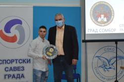 Bokser Omer Ametović najbolji sportista Grada Sombora u 2021. godini