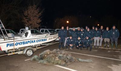 Tokom praznika ribokradicama oduzeto 8 čamaca i 11 kilometara mreže