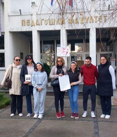 Povelja roditeljske solidarnosti krenula iz Sombora ka Novom Sadu
