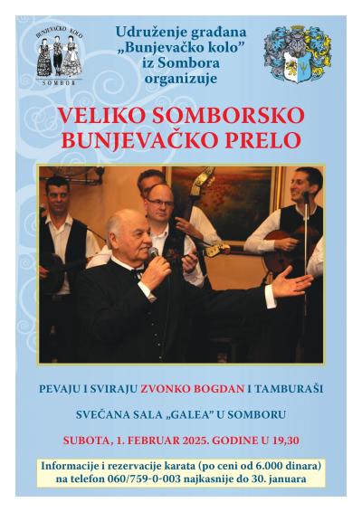 Legenda vojvođanske muzike Zvonko Bogdan gostuje u Somboru
